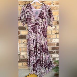 Rabbit Rabbit Rabbit ~*~Romantic, Floral - Midi Dress Size 8